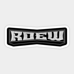 ROEW Logo - White Sticker